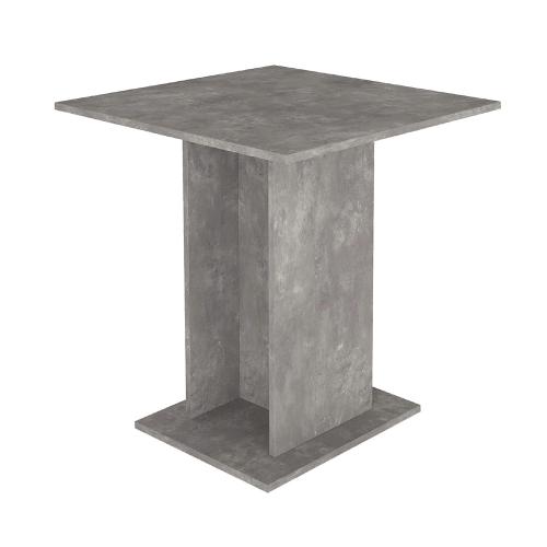 Τραπέζι Allos Megapap χρώμα γκρι σκυροδέματος 75x75x77εκ.
