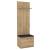 Έπιπλο εισόδου Track Megapap χρώμα sapphire oak 60x38,2x190εκ.