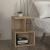 Κομοδίνο - Τραπεζάκι βοηθητικό Entiero Megapap χρώμα sapphire oak 39,8x35x54,6εκ.