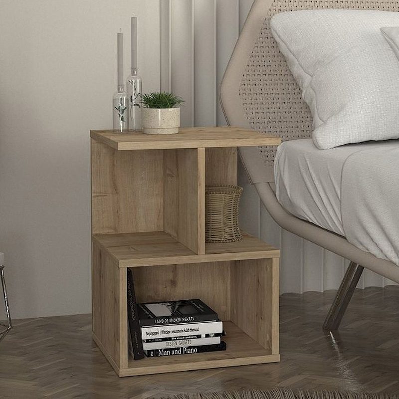 Κομοδίνο - Τραπεζάκι βοηθητικό Entiero Megapap χρώμα sapphire oak 39,8x35x54,6εκ. Κομοδίνο - Τραπεζάκι βοηθητικό Entiero Megapap χρώμα sapphire oak 39,8x35x54,6εκ.