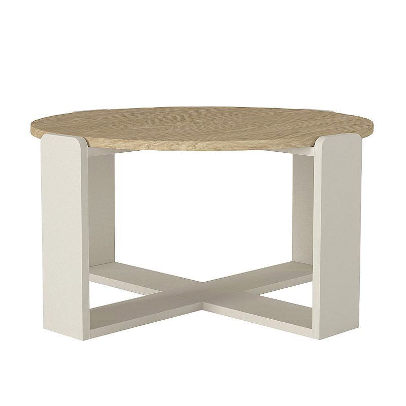 Τραπεζάκι σαλονιού Rebel Megapap χρώμα rota oak - sandstone Ø70x38εκ. Τραπεζάκι σαλονιού Rebel Megapap χρώμα rota oak - sandstone Ø70x38εκ.