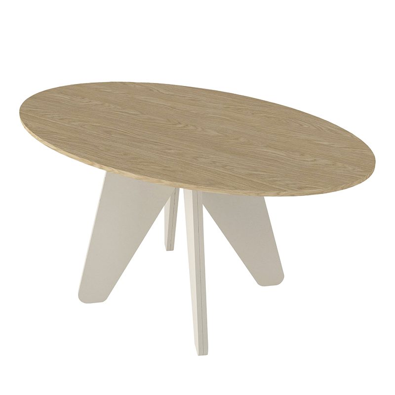 Τραπέζι Rebel Megapap χρώμα rota oak - sandstone 150x90x75εκ. Τραπέζι Rebel Megapap χρώμα rota oak - sandstone 150x90x75εκ.