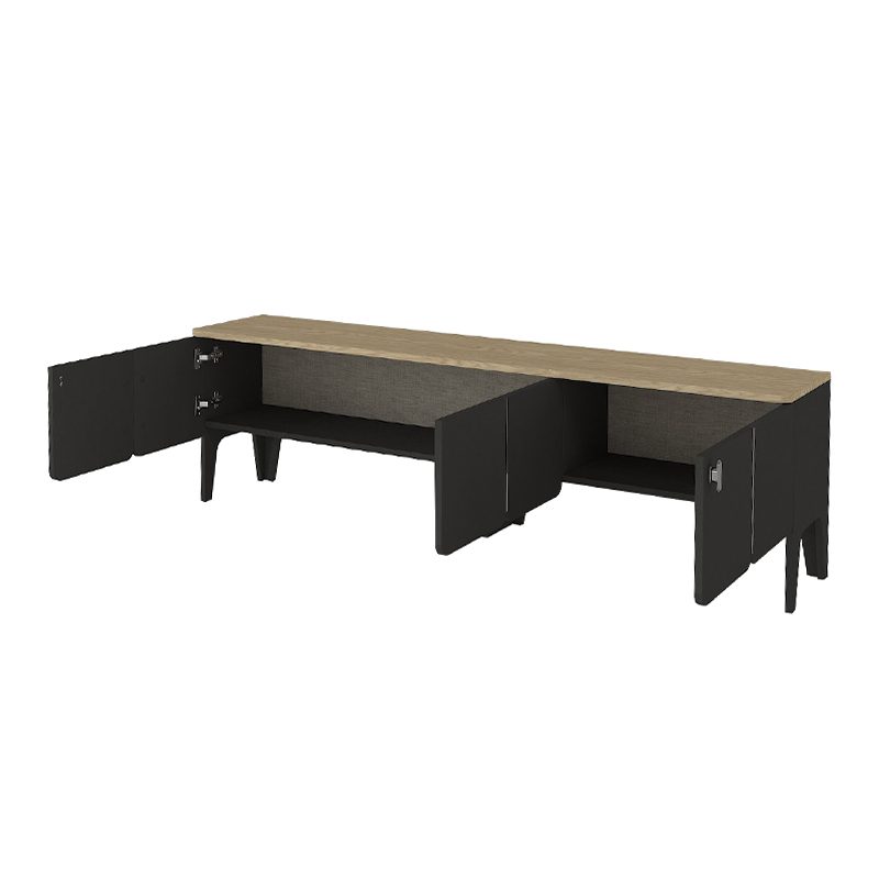 Έπιπλο τηλεόρασης Pedro Megapap χρώμα ανθρακί - rota oak 180x35x50,7εκ. Έπιπλο τηλεόρασης Pedro Megapap χρώμα ανθρακί - rota oak 180x35x50,7εκ.