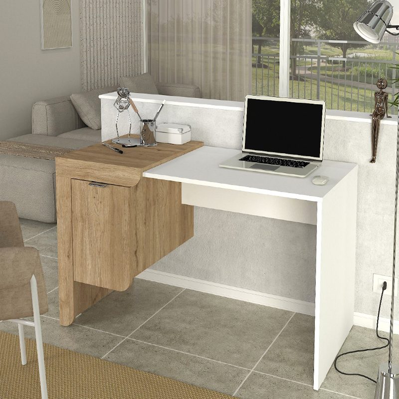 Γραφείο εργασίας Dario Megapap χρώμα sepet oak - λευκό 120x60x73,2εκ. Γραφείο εργασίας Dario Megapap χρώμα sepet oak - λευκό 120x60x73,2εκ.