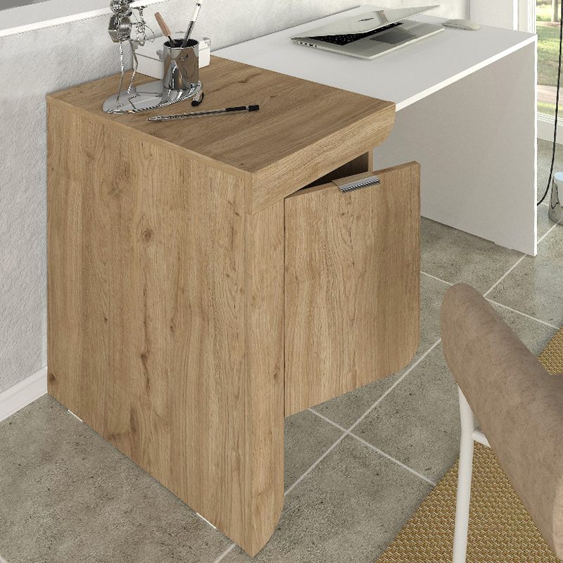 Γραφείο εργασίας Dario Megapap χρώμα sepet oak - λευκό 120x60x73,2εκ. Γραφείο εργασίας Dario Megapap χρώμα sepet oak - λευκό 120x60x73,2εκ.