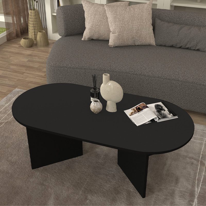 Τραπεζάκι σαλονιού Cortado Megapap χρώμα μαύρο 120x60x39,6εκ. Τραπεζάκι σαλονιού Cortado Megapap χρώμα μαύρο 120x60x39,6εκ.
