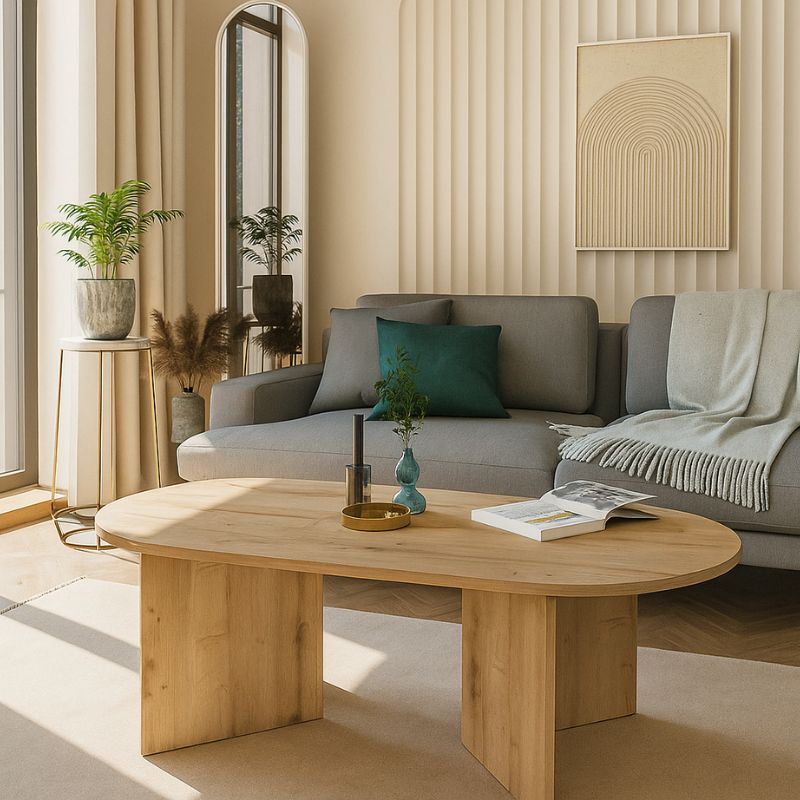 Τραπεζάκι σαλονιού Cortado Megapap χρώμα sapphire oak 120x60x39,6εκ. Τραπεζάκι σαλονιού Cortado Megapap χρώμα sapphire oak 120x60x39,6εκ.
