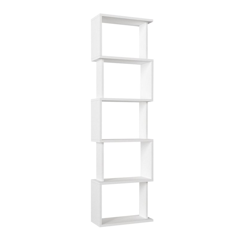 Βιβλιοθήκη Alvina Megapap χρώμα λευκό 45x19,6x158,8εκ. Βιβλιοθήκη Alvina Megapap χρώμα λευκό 45x19,6x158,8εκ.