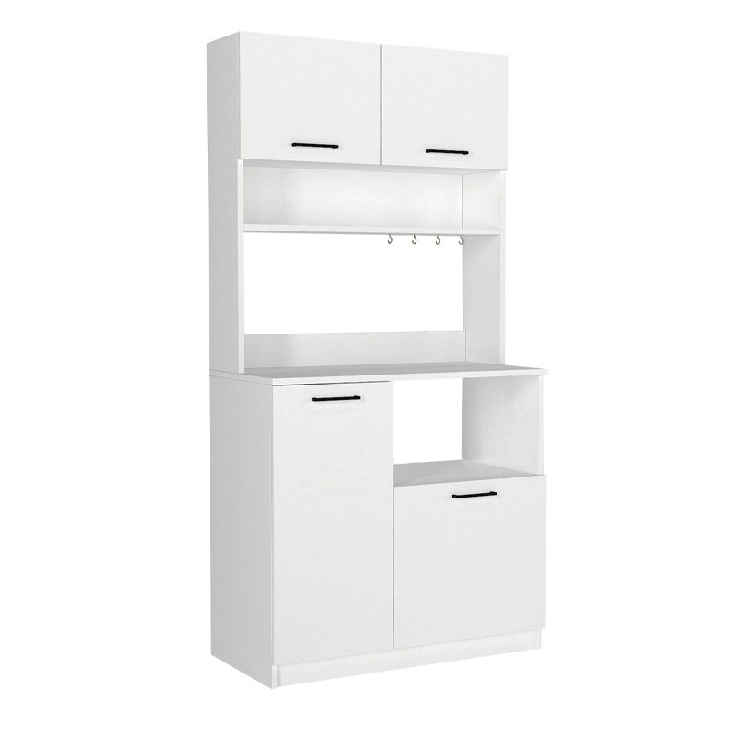 Έπιπλο κουζίνας Tuco 2 Megapap χρώμα λευκό 90x40x180εκ. Έπιπλο κουζίνας Tuco 2 Megapap χρώμα λευκό 90x40x180εκ.