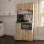 Έπιπλο κουζίνας Tuco 2 Megapap χρώμα sapphire oak 90x40x180εκ.