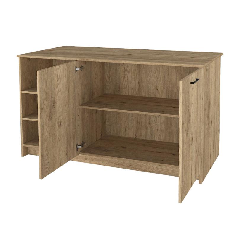 Τραπέζι - Πάγκος κουζίνας Peres Megapap χρώμα sepet oak 150x70x91,8εκ. Τραπέζι - Πάγκος κουζίνας Peres Megapap χρώμα sepet oak 150x70x91,8εκ.