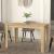 Τραπέζι Darlen Megapap χρώμα sapphire oak 125x72x74εκ.