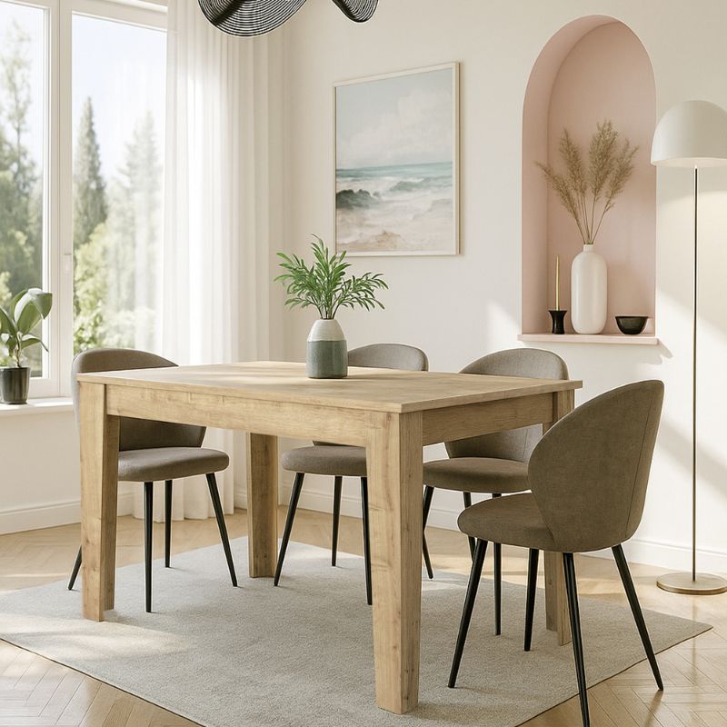 Τραπέζι Darlen Megapap χρώμα sapphire oak 125x72x74εκ. Τραπέζι Darlen Megapap χρώμα sapphire oak 125x72x74εκ.
