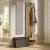 Έπιπλο εισόδου Dumont Megapap χρώμα ανθρακί - sepet oak 104,8x35x198εκ.
