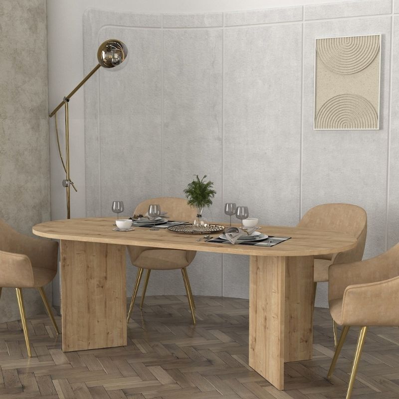 Τραπέζι Cortado Megapap χρώμα sapphire oak 200x90x74εκ. Τραπέζι Cortado Megapap χρώμα sapphire oak 200x90x74εκ.