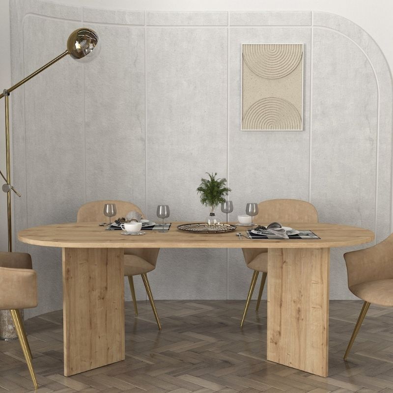 Τραπέζι Cortado Megapap χρώμα sapphire oak 200x90x74εκ. Τραπέζι Cortado Megapap χρώμα sapphire oak 200x90x74εκ.