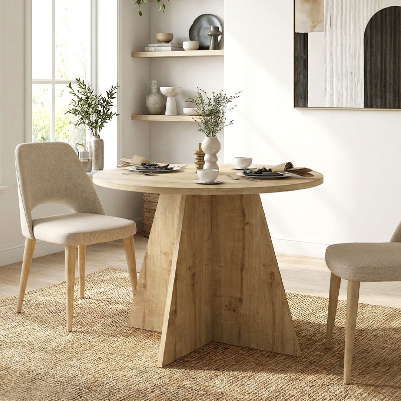 Τραπέζι Tailor Megapap χρώμα sapphire oak Ø100x75,7εκ. Τραπέζι Tailor Megapap χρώμα sapphire oak Ø100x75,7εκ.