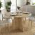Τραπέζι Tailor Megapap χρώμα sapphire oak Ø120x75,7εκ.