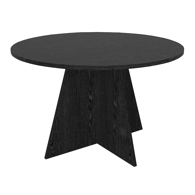 Τραπέζι Tailor Megapap χρώμα sencron black Ø120x75,7εκ. Τραπέζι Tailor Megapap χρώμα sencron black Ø120x75,7εκ.