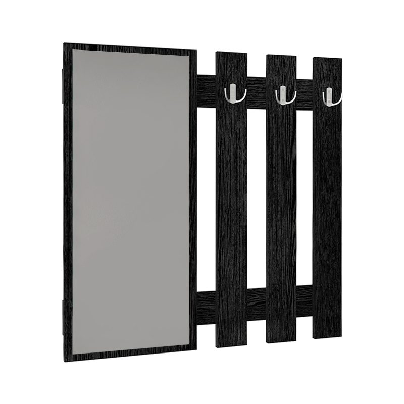 Κρεμάστρα τοίχου με καθρέπτη Folin Megapap χρώμα sencron black 90x4x90εκ. Κρεμάστρα τοίχου με καθρέπτη Folin Megapap χρώμα sencron black 90x4x90εκ.
