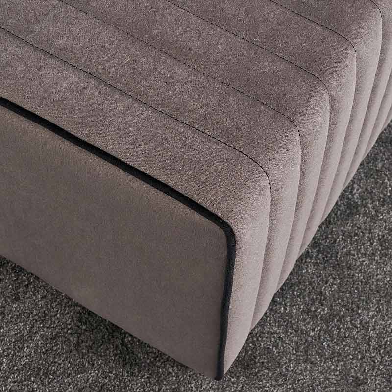 Σκαμπώ Mabel Megapap βελούδινο χρώμα γκρι 80x40x40εκ. Σκαμπώ Mabel Megapap βελούδινο χρώμα γκρι 80x40x40εκ.