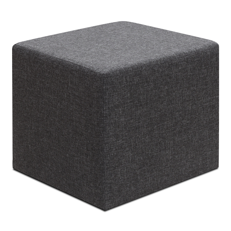 Σκαμπώ Linda Megapap υφασμάτινο χρώμα ανθρακί 40x40x40εκ. Σκαμπώ Linda Megapap υφασμάτινο χρώμα ανθρακί 40x40x40εκ.