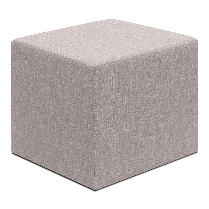 Σκαμπώ Linda Megapap υφασμάτινο χρώμα μπεζ 40x40x40εκ. Σκαμπώ Linda Megapap υφασμάτινο χρώμα μπεζ 40x40x40εκ.