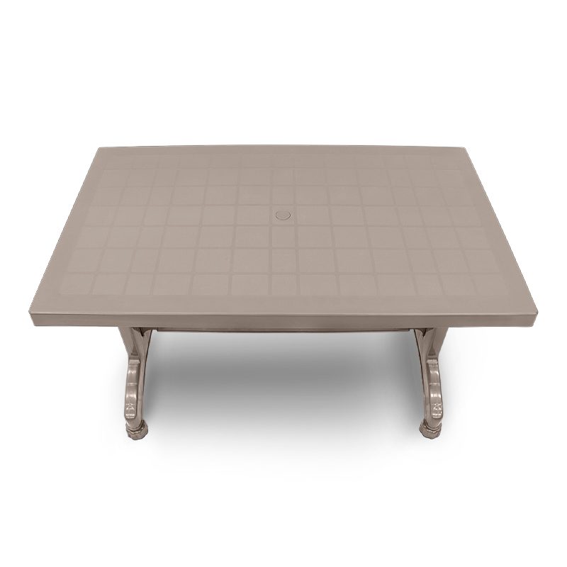 Τραπέζι πολυπροπυλενίου Callan Megapap χρώμα cappuccino 140x80x73εκ. Τραπέζι πολυπροπυλενίου Callan Megapap χρώμα cappuccino 140x80x73εκ.