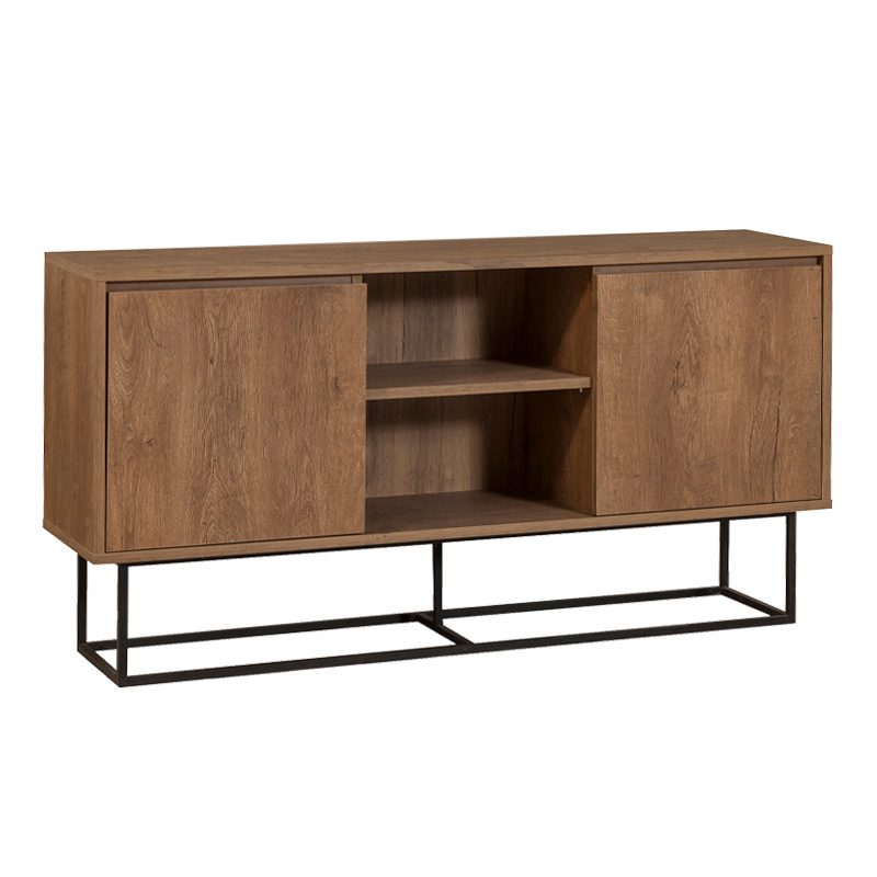 Μπουφές Amedeo Megapap χρώμα καρυδί 140x36x72εκ. Μπουφές Amedeo Megapap χρώμα καρυδί 140x36x72εκ.