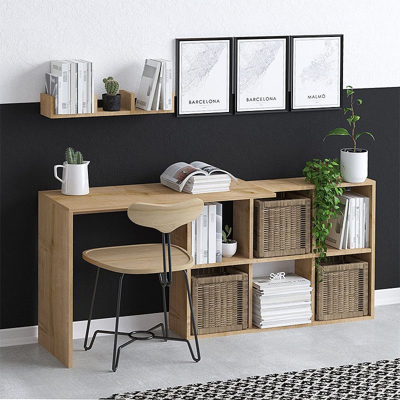 Γραφείο εργασίας Blake Megapap χρώμα φυσικό οξιάς 145x45x74εκ. Γραφείο εργασίας Blake Megapap χρώμα φυσικό οξιάς 145x45x74εκ.