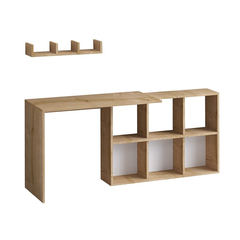 Γραφείο εργασίας Blake Megapap χρώμα φυσικό οξιάς 145x45x74εκ. Γραφείο εργασίας Blake Megapap χρώμα φυσικό οξιάς 145x45x74εκ.
