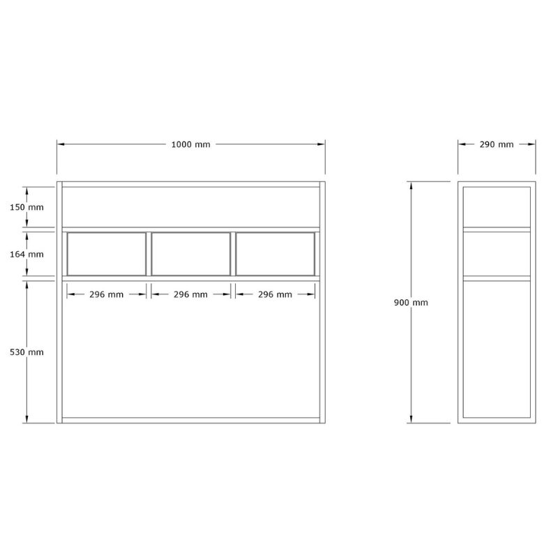 Κονσόλα Guarda Megapap χρώμα μπεζ travertine - χρυσό 100x29x90εκ.