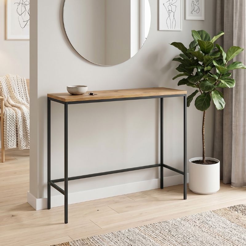 Κονσόλα Canva Megapap χρώμα atlantic pine 100x30x80εκ. Κονσόλα Canva Megapap χρώμα atlantic pine 100x30x80εκ.