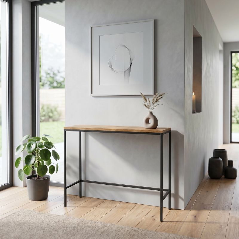 Κονσόλα Canva Megapap χρώμα atlantic pine 100x30x80εκ. Κονσόλα Canva Megapap χρώμα atlantic pine 100x30x80εκ.