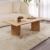 Τραπεζάκι σαλονιού Sabin Megapap χρώμα sapphire oak 119x60x40εκ.
