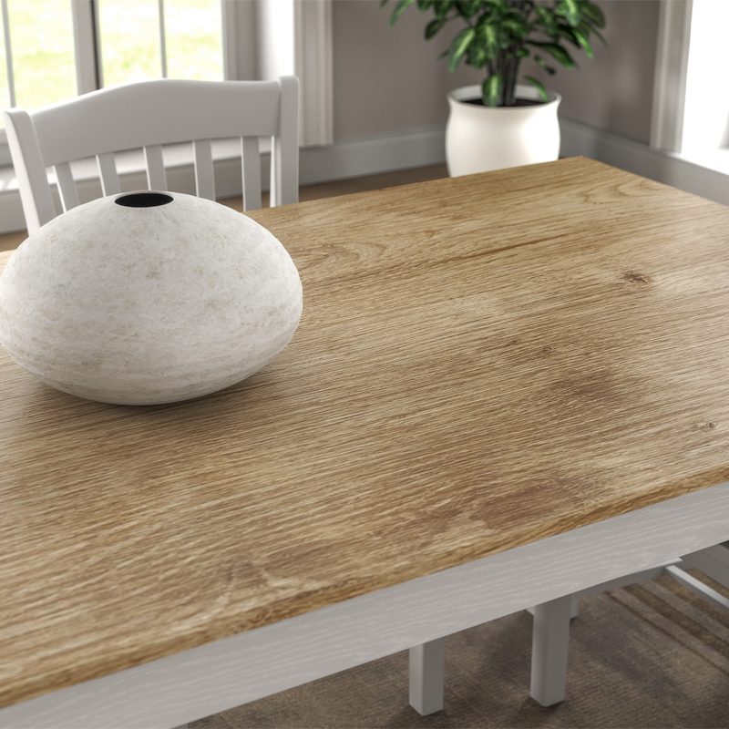 Τραπέζι Fira Megapap χρώμα λευκό - φυσικό οξιάς 180x90x78εκ. Τραπέζι Fira Megapap χρώμα λευκό - φυσικό οξιάς 180x90x78εκ.