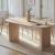 Τραπέζι Sablin Megapap χρώμα travertine 180x89,5x75εκ.