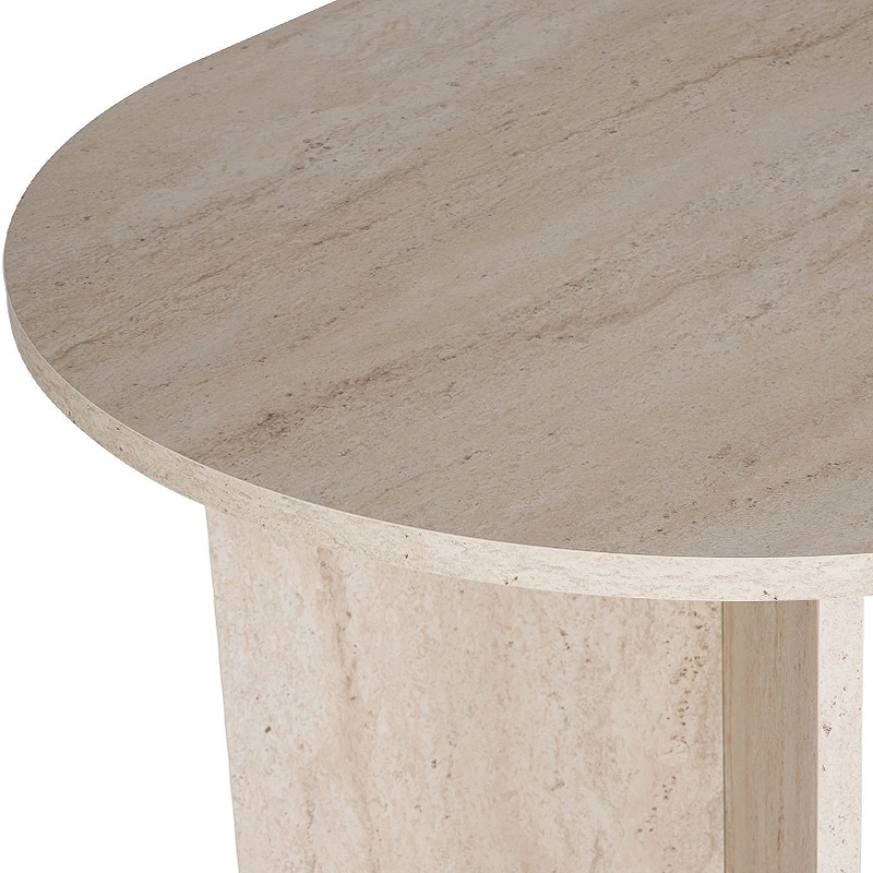 Τραπέζι Sablin Megapap χρώμα travertine 180x89,5x75εκ. Τραπέζι Sablin Megapap χρώμα travertine 180x89,5x75εκ.