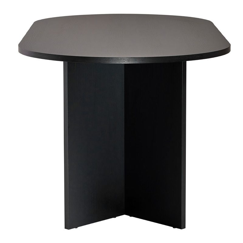 Τραπέζι Sablin Megapap χρώμα black wood 180x89,5x75εκ. Τραπέζι Sablin Megapap χρώμα black wood 180x89,5x75εκ.