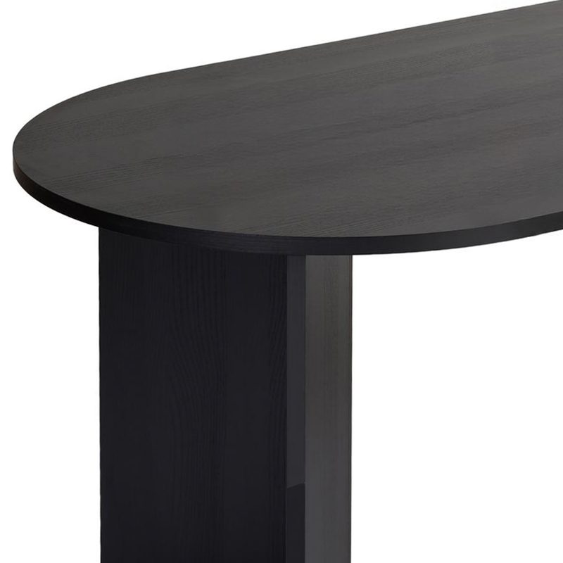 Τραπέζι Sablin Megapap χρώμα black wood 180x89,5x75εκ. Τραπέζι Sablin Megapap χρώμα black wood 180x89,5x75εκ.