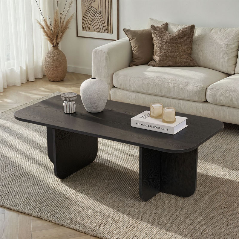 Τραπεζάκι σαλονιού Becaj Megapap χρώμα black wood 120x60x41,4εκ. Τραπεζάκι σαλονιού Becaj Megapap χρώμα black wood 120x60x41,4εκ.