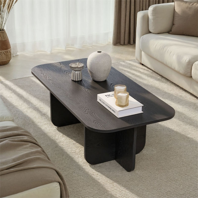 Τραπεζάκι σαλονιού Becaj Megapap χρώμα black wood 120x60x41,4εκ. Τραπεζάκι σαλονιού Becaj Megapap χρώμα black wood 120x60x41,4εκ.