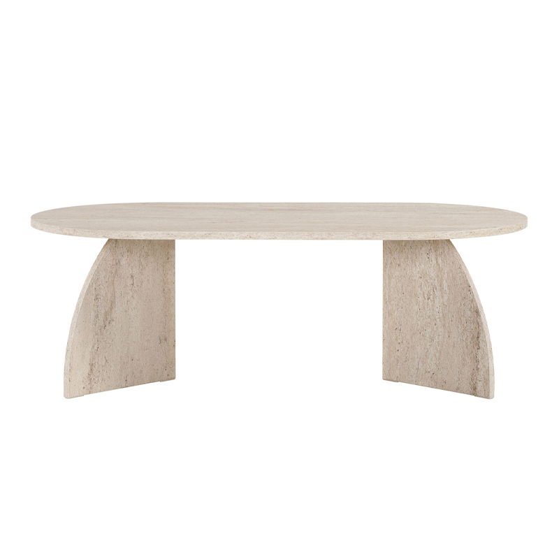 Τραπεζάκι σαλονιού Melina Megapap χρώμα travertine 120x60x40εκ. Τραπεζάκι σαλονιού Melina Megapap χρώμα travertine 120x60x40εκ.