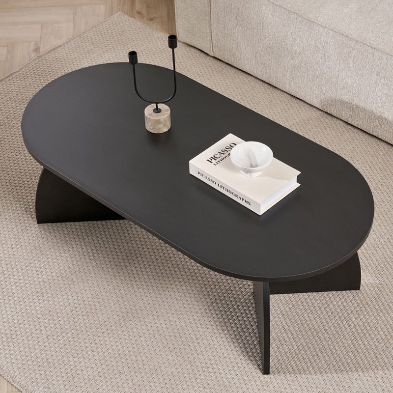 Τραπεζάκι σαλονιού Melina Megapap χρώμα black wood 120x60x40εκ. Τραπεζάκι σαλονιού Melina Megapap χρώμα black wood 120x60x40εκ.