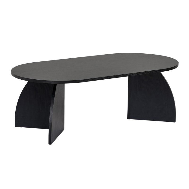 Τραπεζάκι σαλονιού Melina Megapap χρώμα black wood 120x60x40εκ. Τραπεζάκι σαλονιού Melina Megapap χρώμα black wood 120x60x40εκ.