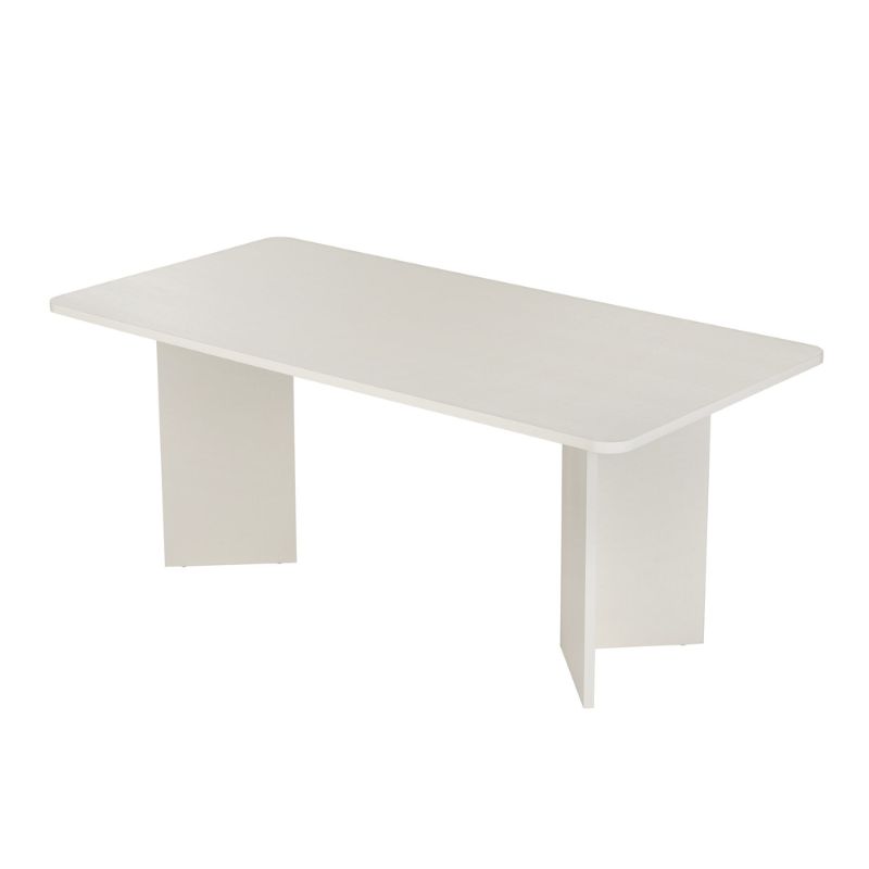 Τραπέζι Linza Megapap χρώμα λευκό 180x90x75εκ. Τραπέζι Linza Megapap χρώμα λευκό 180x90x75εκ.