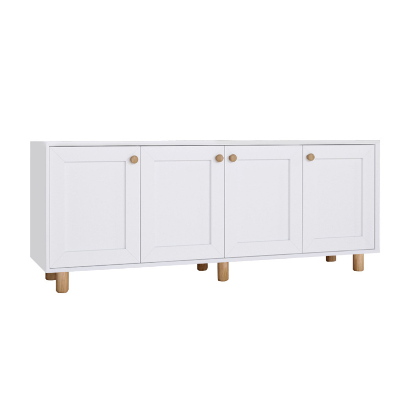 Μπουφές Bohemian Megapap χρώμα λευκό - φυσικό οξιάς 180x40x75εκ. Μπουφές Bohemian Megapap χρώμα λευκό - φυσικό οξιάς 180x40x75εκ.