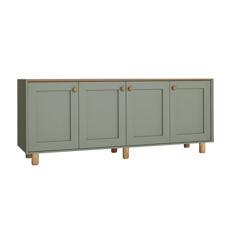 Μπουφές Bohemian Megapap χρώμα πράσινο - φυσικό οξιάς 180x40x75εκ. Μπουφές Bohemian Megapap χρώμα πράσινο - φυσικό οξιάς 180x40x75εκ.