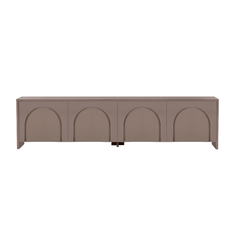 Έπιπλο τηλεόρασης Aurelia Megapap χρώμα μόκα 180x32x45εκ.