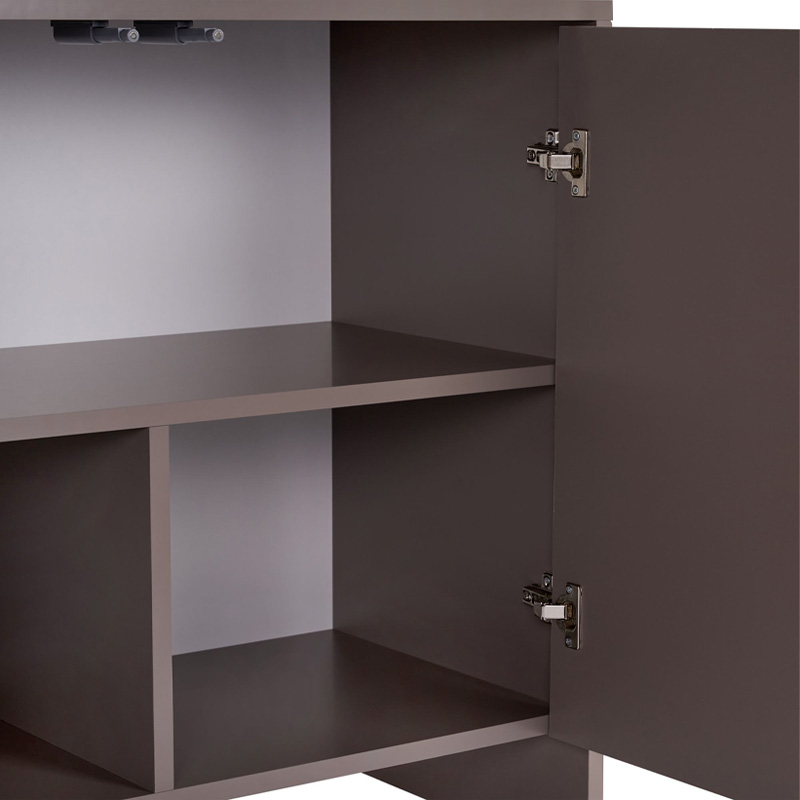 Μπουφές Aurelia Megapap χρώμα μόκα 180x45x80εκ. Μπουφές Aurelia Megapap χρώμα μόκα 180x45x80εκ.